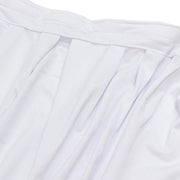 48"x 20 ft  Portable Wrinkle-Free Shirred Pleated Stag Table Skirt