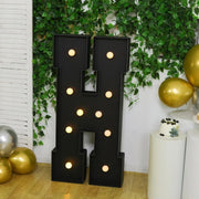 4ft Lighted Pre-Cut Foam Board LED Marquee Letter - Black