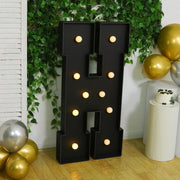 4ft Lighted Pre-Cut Foam Board LED Marquee Letter - Black