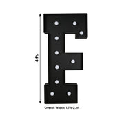 4ft Lighted Pre-Cut Foam Board LED Marquee Letter - Black
