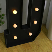 4ft Lighted Pre-Cut Foam Board LED Marquee Letter - Black
