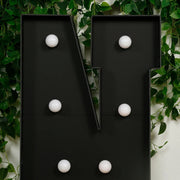 4ft Lighted Pre-Cut Foam Board LED Marquee Letter - Black