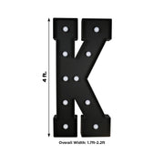 4ft Lighted Pre-Cut Foam Board LED Marquee Letter - Black