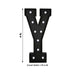 4ft Lighted Pre-Cut Foam Board LED Marquee Letter - Black