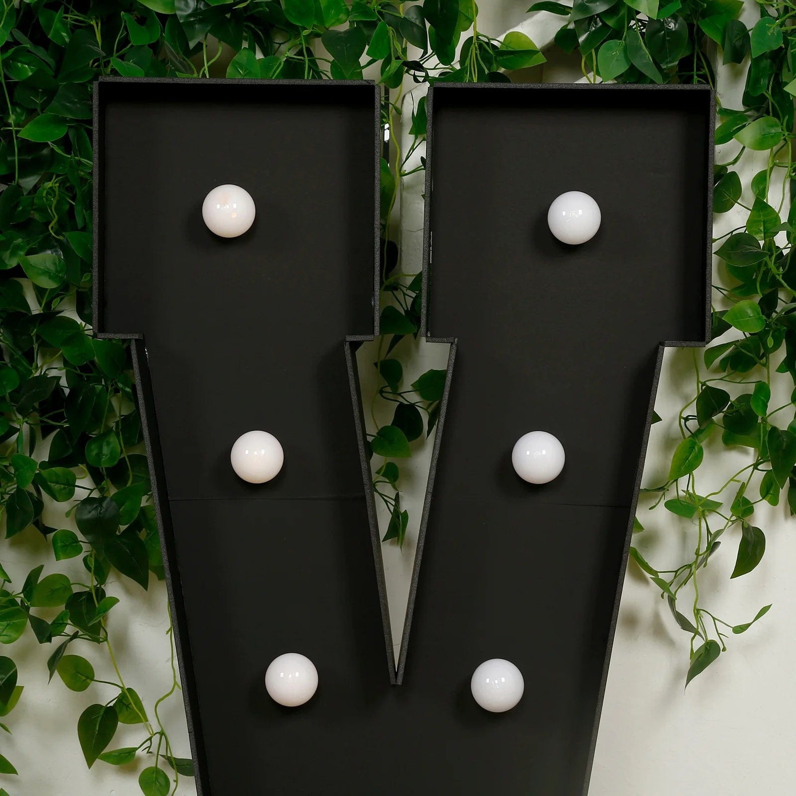 4ft Lighted Pre-Cut Foam Board LED Marquee Letter - Black