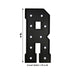 4ft Lighted Pre-Cut Foam Board LED Marquee Letter - Black