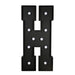 4ft Lighted Pre-Cut Foam Board LED Marquee Letter - Black WOD_METLTR11_4FT_BLK_H