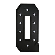4ft Lighted Pre-Cut Foam Board LED Marquee Letter - Black WOD_METLTR11_4FT_BLK_Q