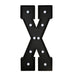 4ft Lighted Pre-Cut Foam Board LED Marquee Letter - Black WOD_METLTR11_4FT_BLK_X
