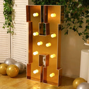 4ft Lighted Pre-Cut Foam Board LED Marquee Letter - Gold