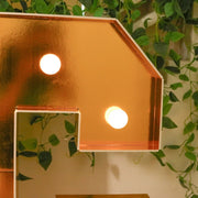 4ft Lighted Pre-Cut Foam Board LED Marquee Letter - Gold