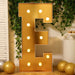 4ft Lighted Pre-Cut Foam Board LED Marquee Letter - Gold
