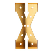 4ft Lighted Pre-Cut Foam Board LED Marquee Letter - Gold WOD_METLTR11_4FT_GD_X