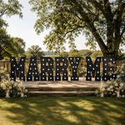 4ft Lighted Pre-Cut Foam Board LED "MARRY ME" Marquee Letter Set