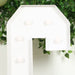 4ft XL LED Marquee Letter Foam Board with 10 Warm White Battery Operated LEDs - White