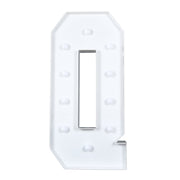 4ft XL LED Marquee Letter Foam Board with 10 Warm White Battery Operated LEDs - White WOD_METLTR11_4FT_Q
