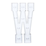 4ft XL LED Marquee Letter Foam Board with 10 Warm White Battery Operated LEDs - White WOD_METLTR11_4FT_W