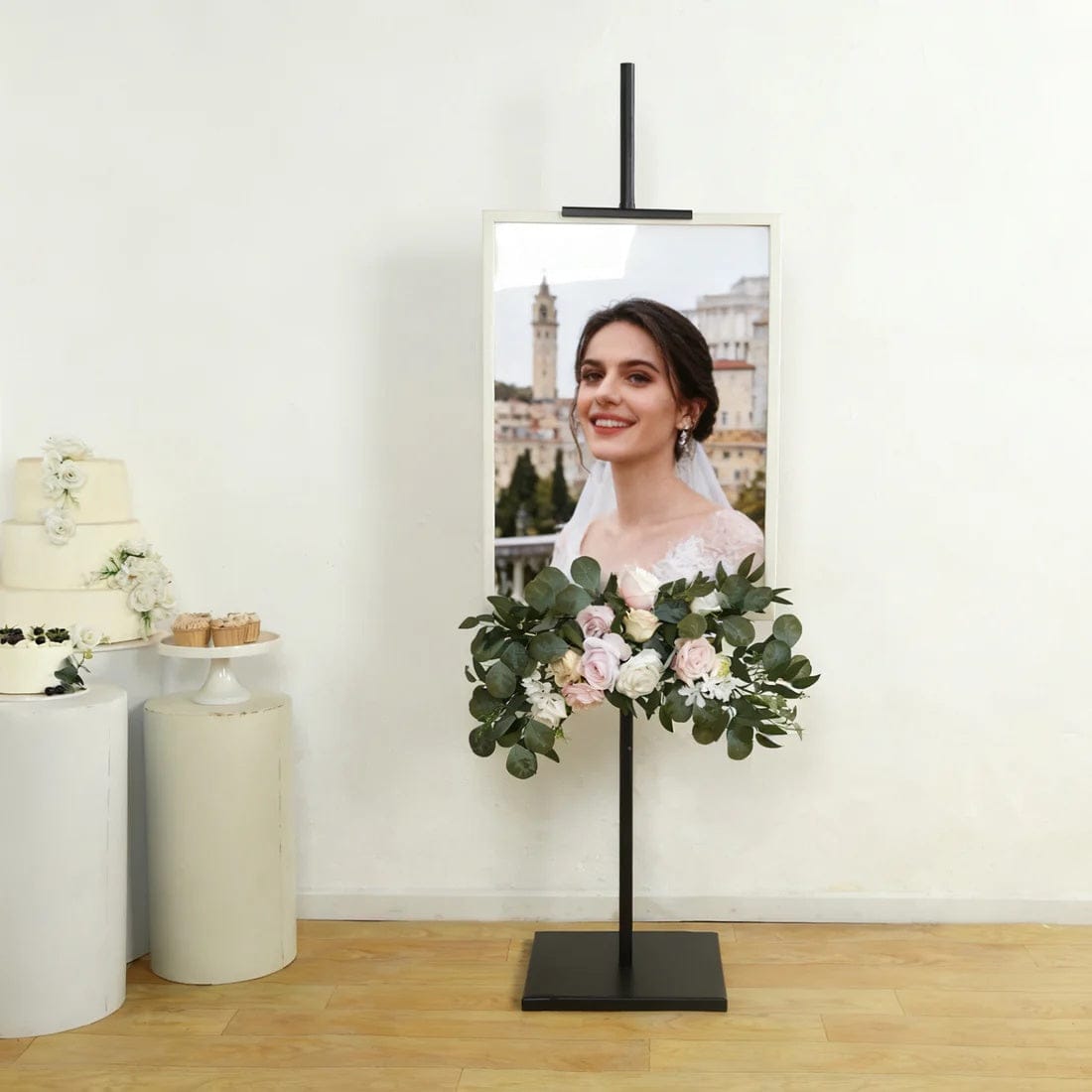 5.5 ft Heavy Duty Adjustable Metal Floor Display Easel Stand