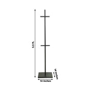 5.5 ft Heavy Duty Adjustable Metal Floor Display Easel Stand