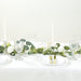 5.5 ft LED Peony Garland with Artificial Eucalyptus Battery Operated Fairy Lights - White and Green LEDSTR_ARTI_GLND_GRN022