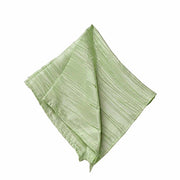 5 Accordion Crinkled Taffeta Dinner Napkins