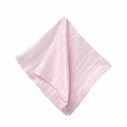 5 Accordion Crinkled Taffeta Dinner Napkins
