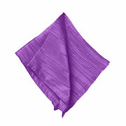 5 Accordion Crinkled Taffeta Dinner Napkins