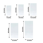 5 Acrylic Rectangular Display Stands Pre-Assembled Pedestal Riser - Clear PROP_BOX_001_SET_ACRY_CLR