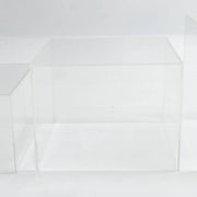 5 Acrylic Square Cake Risers Dessert Display Stands