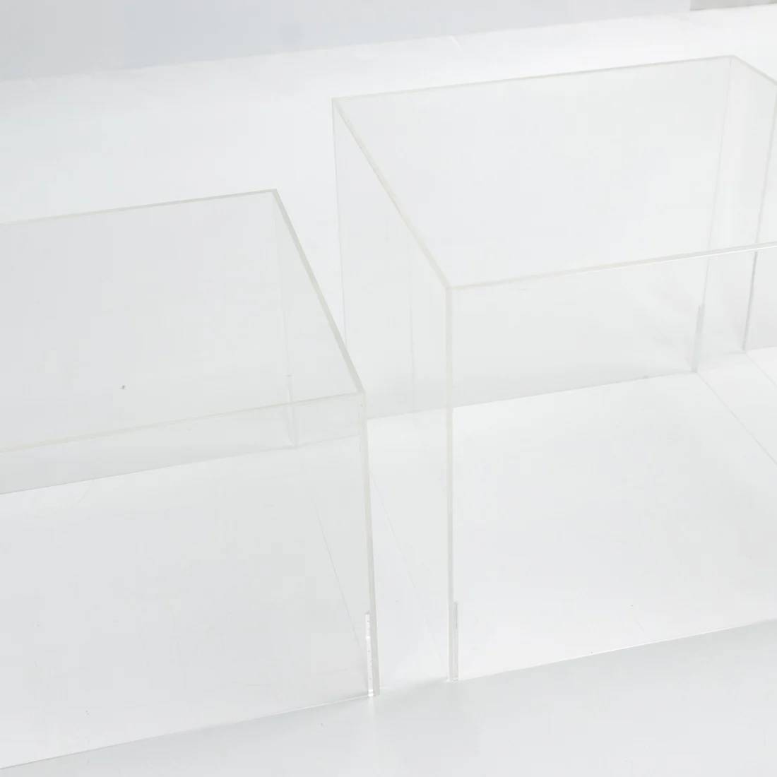 5 Acrylic Square Cake Risers Dessert Display Stands
