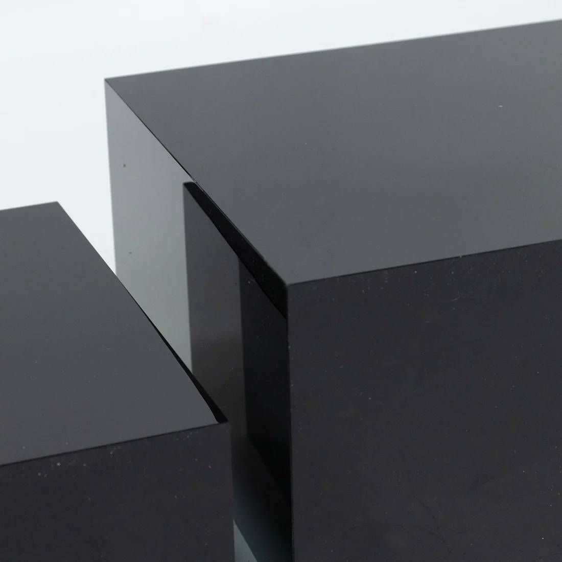 5 Acrylic Square Cake Risers Dessert Display Stands