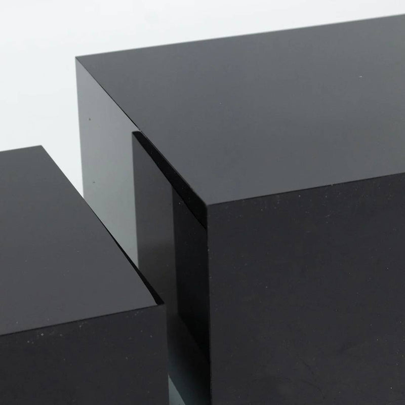 5 Acrylic Square Cake Risers Dessert Display Stands