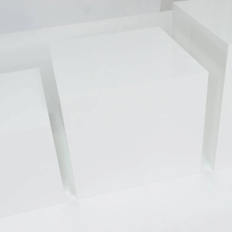 5 Acrylic Square Cake Risers Dessert Display Stands