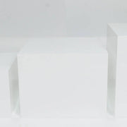 5 Acrylic Square Cake Risers Dessert Display Stands