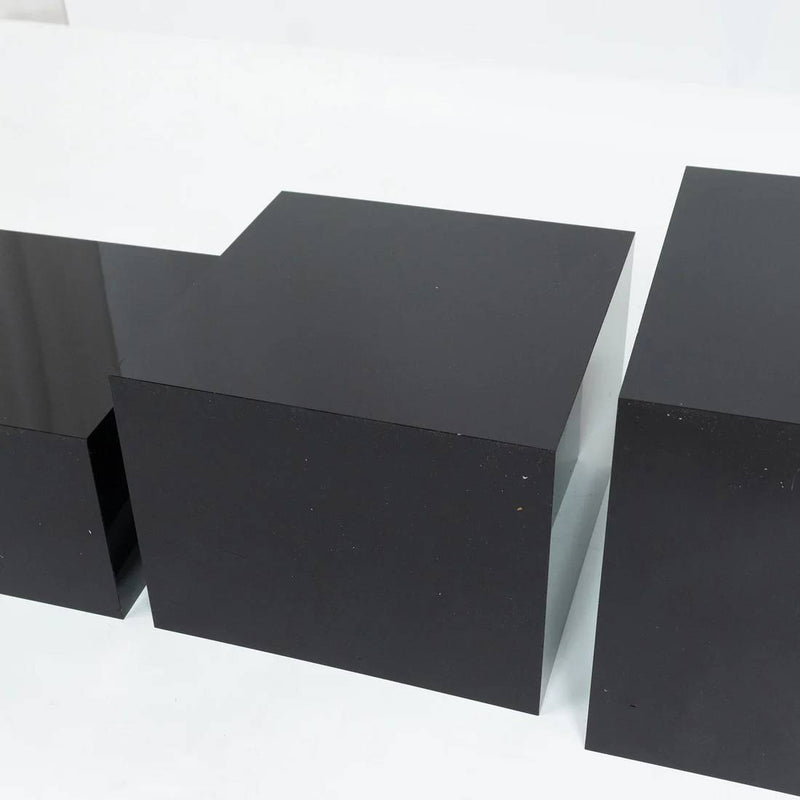 5 Acrylic Square Cake Risers Dessert Display Stands