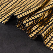 5 Black and Gold 20" x 20" Shiny Foil Cloth Dinner Napkins Disco Mirror Ball Theme NAP_25A_BLKGD