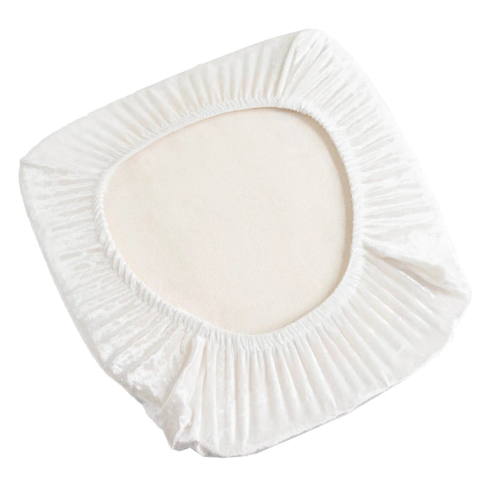 5 Crushed Velvet Chiavari Chair Cushion Covers