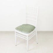 5 Crushed Velvet Chiavari Chair Cushion Covers