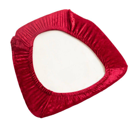 5 Crushed Velvet Chiavari Chair Cushion Covers