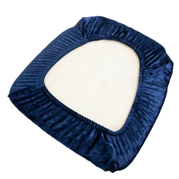 5 Crushed Velvet Chiavari Chair Cushion Covers