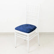 5 Crushed Velvet Chiavari Chair Cushion Covers