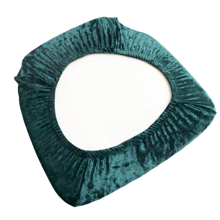 5 Crushed Velvet Chiavari Chair Cushion Covers