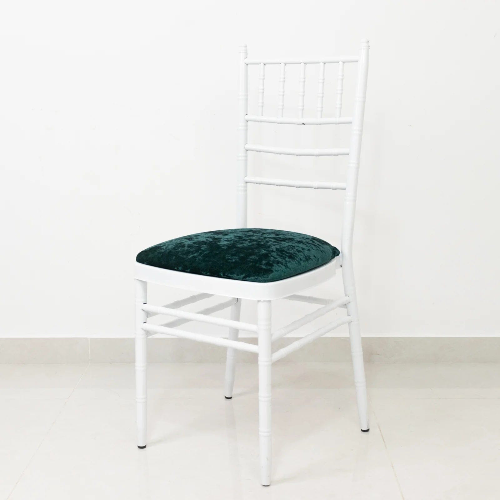 5 Crushed Velvet Chiavari Chair Cushion Covers