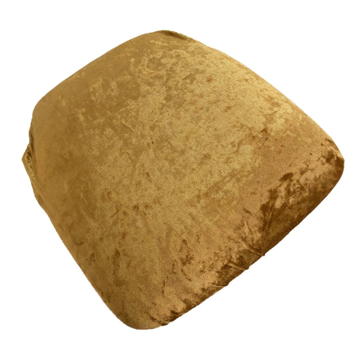 5 Crushed Velvet Chiavari Chair Cushion Covers