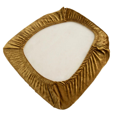 5 Crushed Velvet Chiavari Chair Cushion Covers