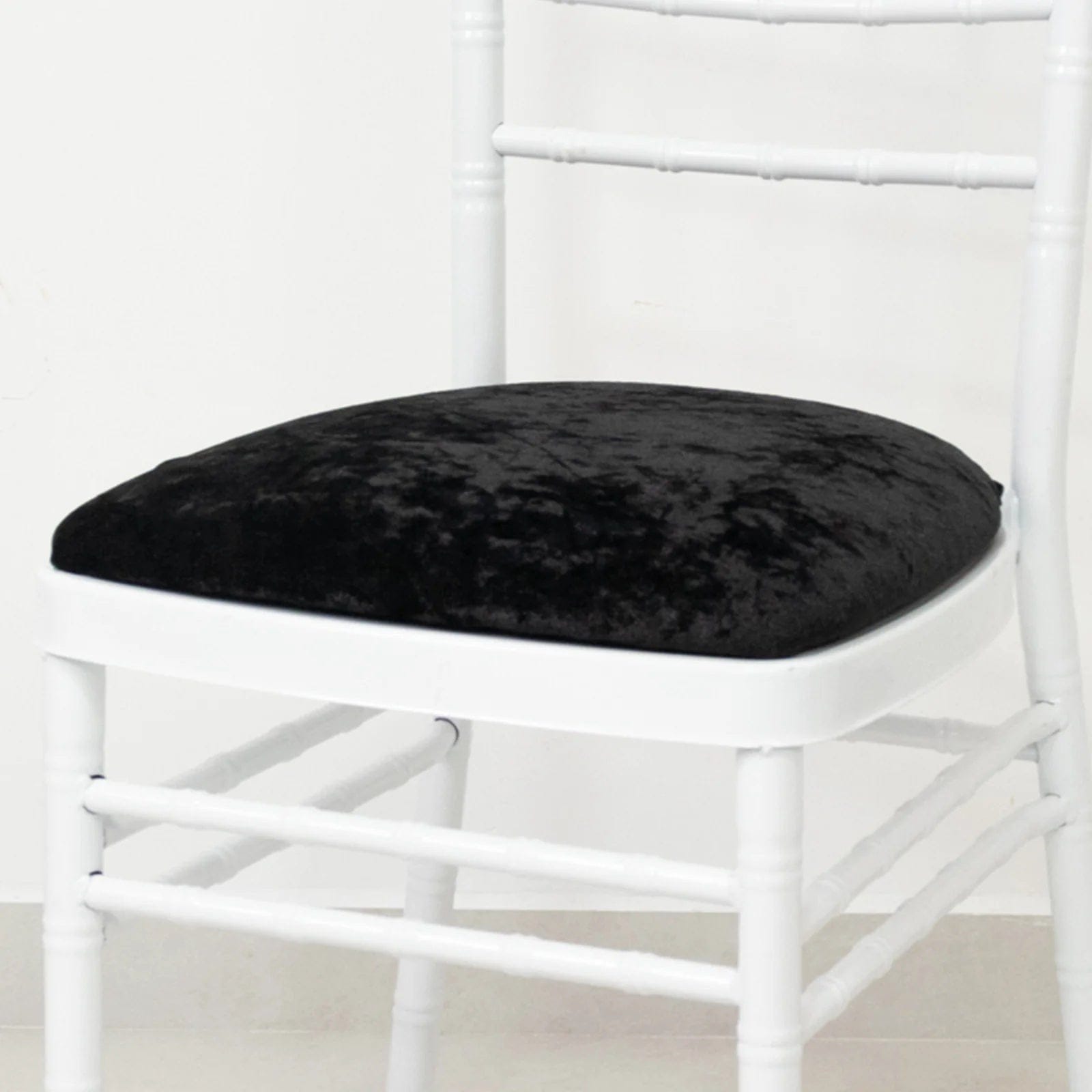 5 Crushed Velvet Chiavari Chair Cushion Covers