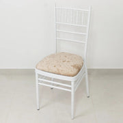 5 Crushed Velvet Chiavari Chair Cushion Covers