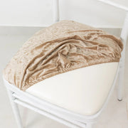 5 Crushed Velvet Chiavari Chair Cushion Covers