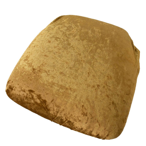5 Crushed Velvet Chiavari Chair Cushion Covers FURN_CUSHWB_VEL01_GOLD