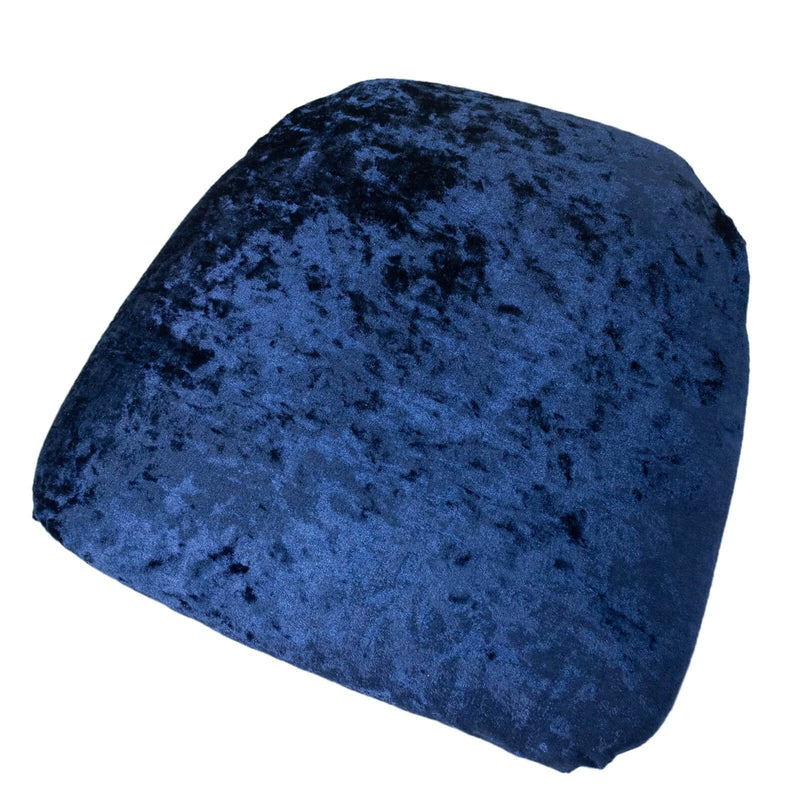 5 Crushed Velvet Chiavari Chair Cushion Covers FURN_CUSHWB_VEL01_NAVY